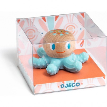 Hochet de dentition en bois : Babysquidi - Djeco