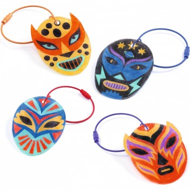 Fabriquer son Porte-clés - catcheurs Artistic Plastic - Djeco