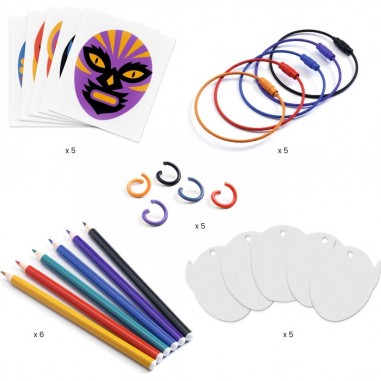 Fabriquer son Porte-clés - catcheurs Artistic Plastic - Djeco