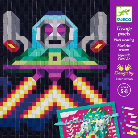 Tissage pixels Invaders - Loisirs créatifs - Djeco