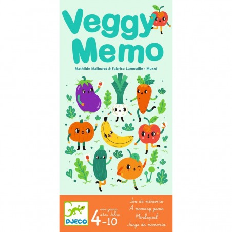 Jeu de mémoire Memory - Veggy Mémo - Djeco