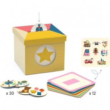 Jeu d'observation et de tri enfant Kioukoi Jouets - Jeu éducatif - Djeco