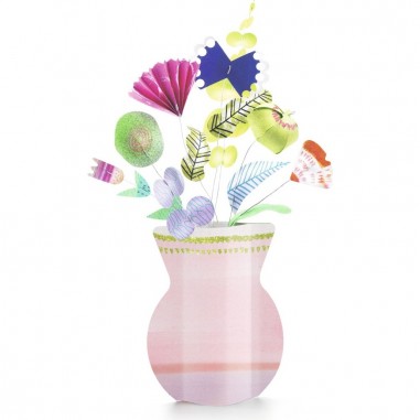 Bouquet de fleurs papier à créer - Do it Yourself - Djeco