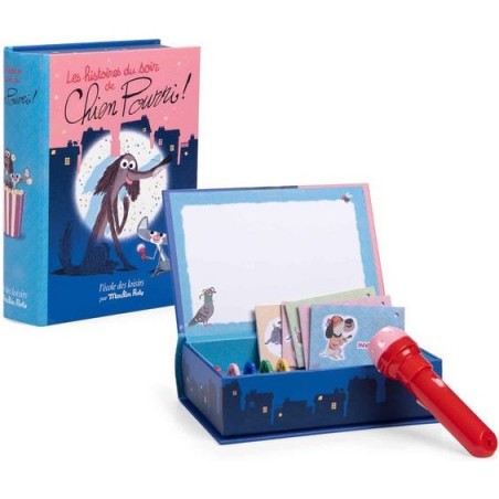 Lampe à histoires livre Chien Pourri Ecole des loisirs - Moulin Roty