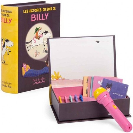 Lampe à histoires livre Billy et Jean Claude Ecole des loisirs - Moulin Roty
