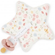 Doudou attache tétine Flowers & Butterflies - Little Dutch