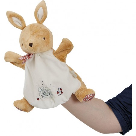 Doudou Marionnette Petit Lapin - Cadeau de naissance - Kaloo