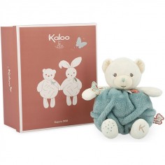Peluche Bulle d'Amour Ours Vert 23 cm - Plume - Kaloo