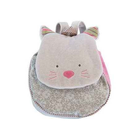 Sac à dos chat gris "Les Pachats"