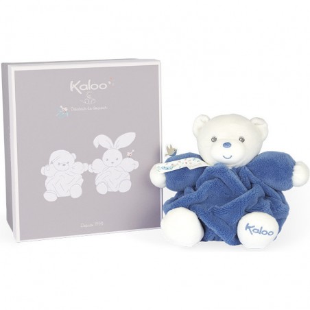 Ourson bleu - Ours patapouf bleu - Kaloo