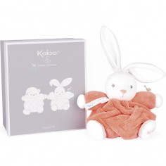 Peluche lapin Patapouf Corail - 18 cm - Kaloo