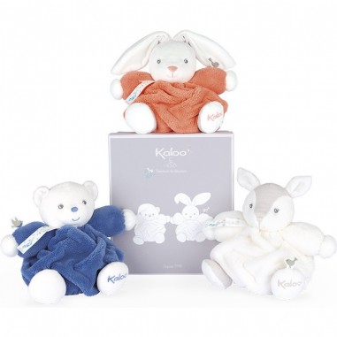 Peluche lapin Patapouf Corail - 18 cm - Kaloo