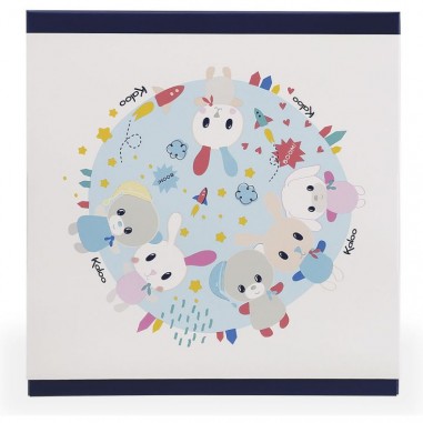 Imagine Patapouf ourson aqua - Kaloo