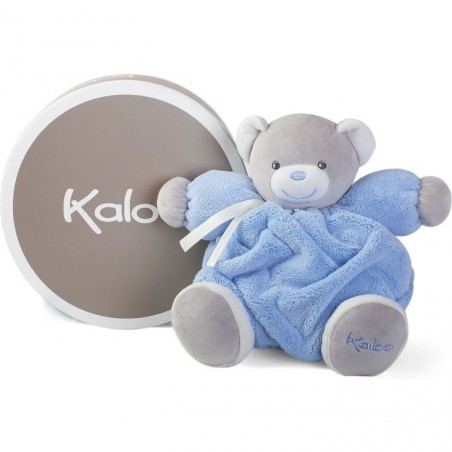 Plume Patapouf ourson bleu medium - Kaloo
