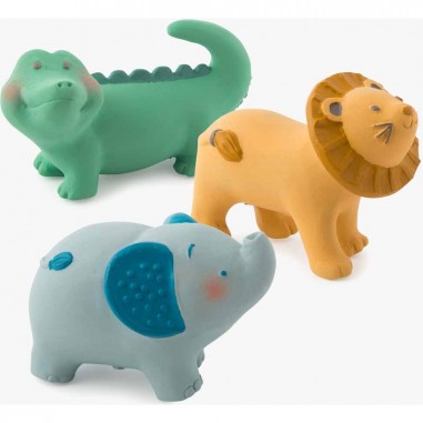 Crocodile caoutchouc naturel Sous mon baobab - Moulin Roty