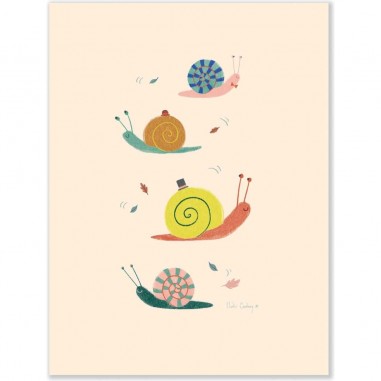 Set de 3 affiches Pomme des bois - Décoration - Moulin Roty