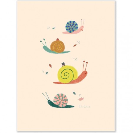 Set de 3 affiches Pomme des bois - Décoration - Moulin Roty