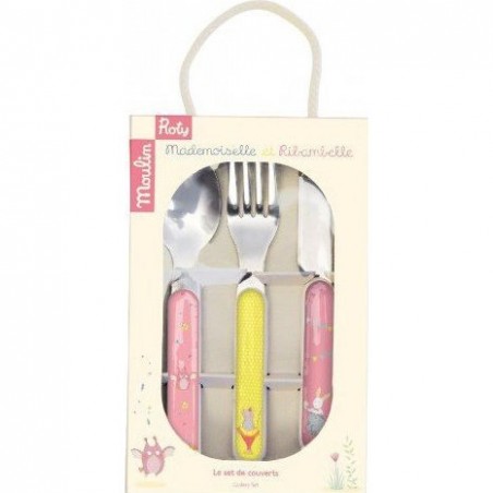 Set Couverts Mademoiselle Et Ribambelle