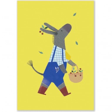 Set de 3 affiches Pomme des bois - Décoration - Moulin Roty