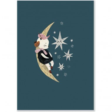 Set de 3 affiches Après la pluie - Moulin Roty