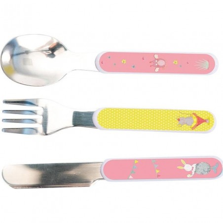 Set Couverts Mademoiselle Et Ribambelle