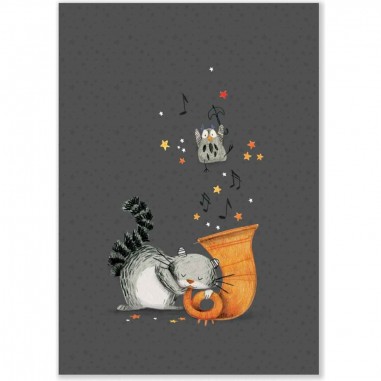 Set de 3 affiches Les Moustaches - Moulin Roty