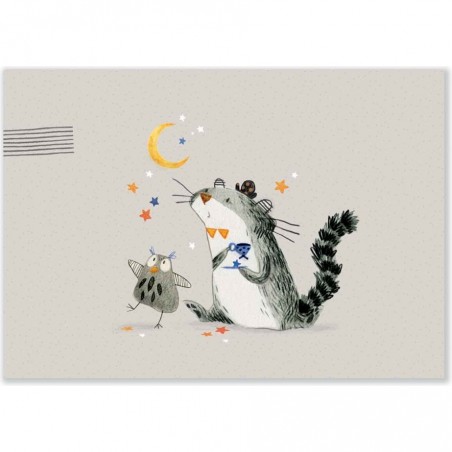 Set de 3 affiches Les Moustaches - Moulin Roty