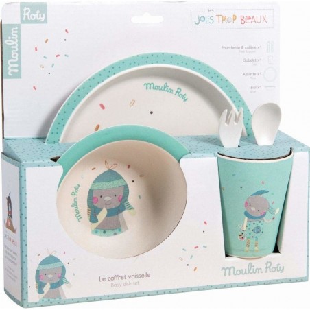 Set vaisselle bleue les jolis trop beaux