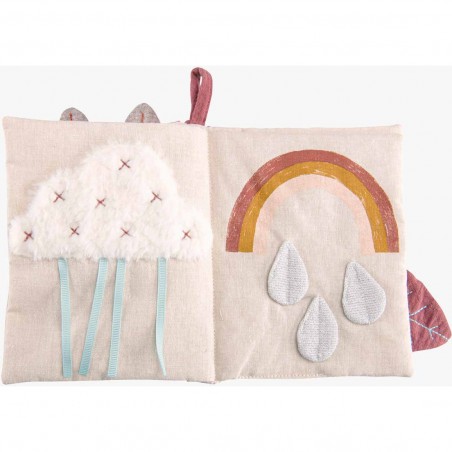 Livre tissu d'activités Après la pluie - Moulin Roty