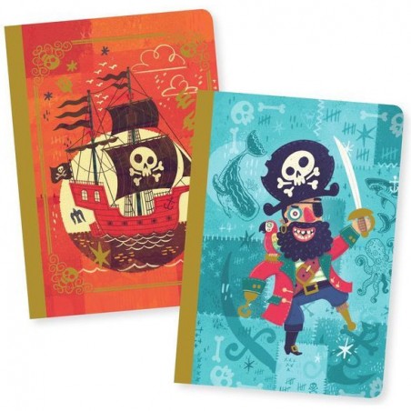 Petits carnets Pirate Steve - Lovely paper - Papeterie - Djeco