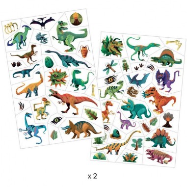 Tatouages Dino Club - Un jeu - Djeco