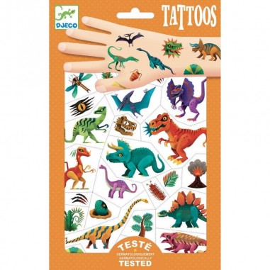Tatouages Dino Club - Un jeu - Djeco