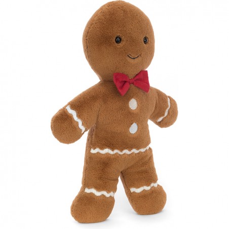 Peluche Bonhomme pain d'épice Jolly Gingerbread Fred - 32cm - Jellycat
