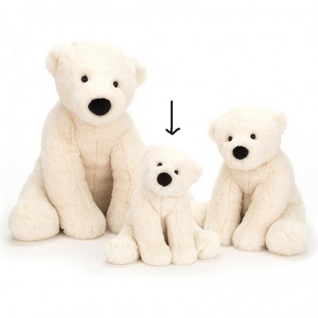 Peluche Petite Peluche Perry Ours Polaire - 19 cm - Jellycat