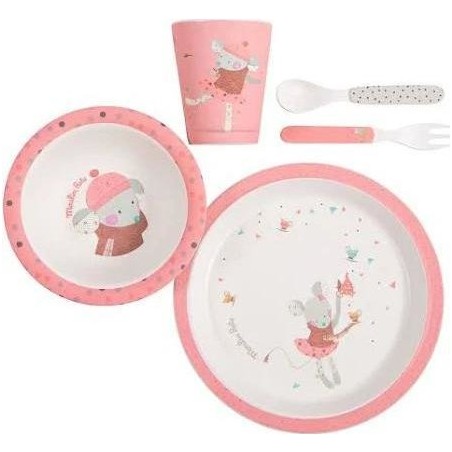 Set vaisselle rose les jolis trop beaux