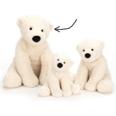 Peluche Grande Peluche Perry Ours Polaire - 36 cm - Jellycat 2