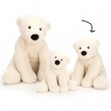 Peluche Perry Ours Polaire - 26 cm - Jellycat
