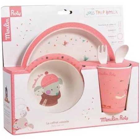 Set vaisselle rose les jolis trop beaux