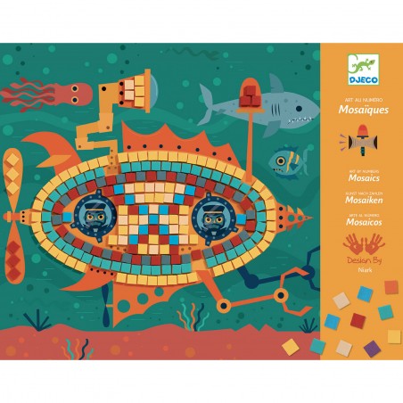 Coffret Mosaïques : Les as du volant - Djeco