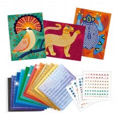 Coffret mosaïques Au coeur de la jungle - Djeco 2