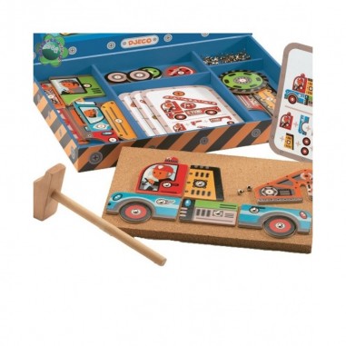 Formes à clouer Tap tap véhicules - Djeco