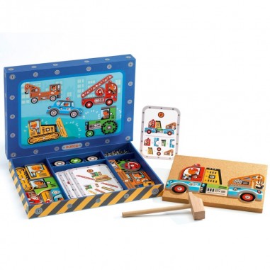 Formes à clouer Tap tap véhicules - Djeco