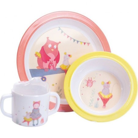 Set Vaisselle Mademoiselle Et Ribambelle