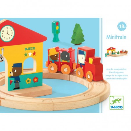 Petit train en bois Minitrain - Djeco
