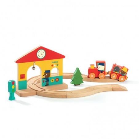 Petit train en bois Minitrain - Djeco