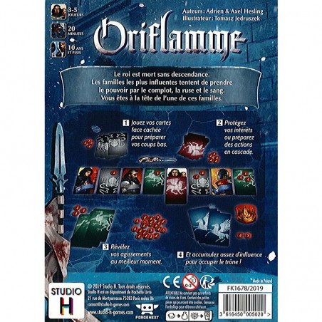Jeu de société - Stratégie - Oriflamme - Gigamic
