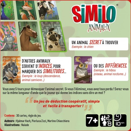 Jeu Similo Animaux - Gigamic