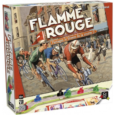 Jeu de société cyclisme - Flamme Rouge - Gigamic