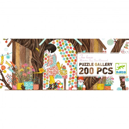 Puzzle Gallery - Tree house - 200 pcs - Djeco
