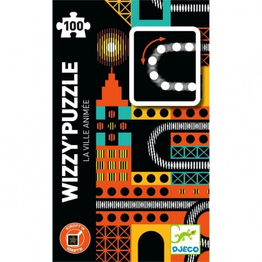 Wizzy' Puzzle La Ville Animée - 100 pièces - Djeco